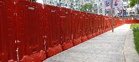 塑料圍擋：輕巧、耐久和易安裝的優(yōu)勢特點【旭東鋼構(gòu)】